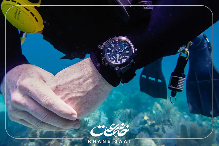 تصویر 2 ساعت جی شاک غواصی