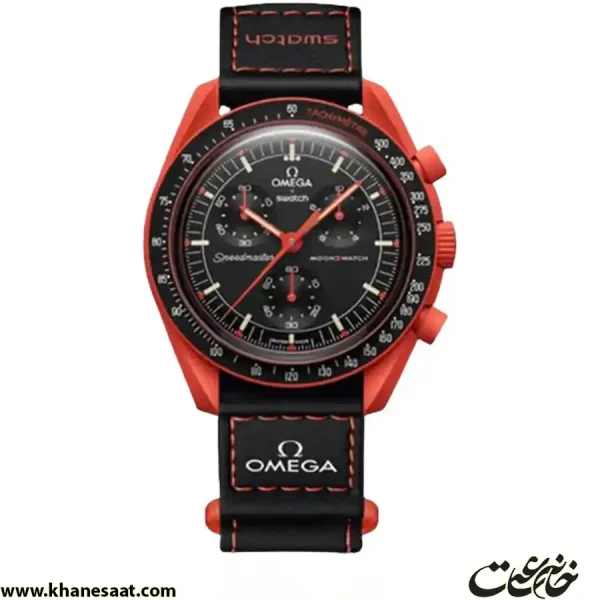 ساعت مچی مردانه امگا سواچ مدل lava