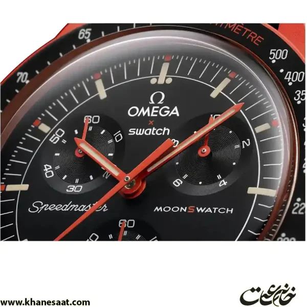 ساعت مچی مردانه امگا سواچ مدل lava