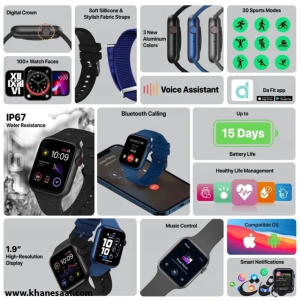 ساعت هوشمند پرومیت مدل XWATCH-B19.GRAPHITE