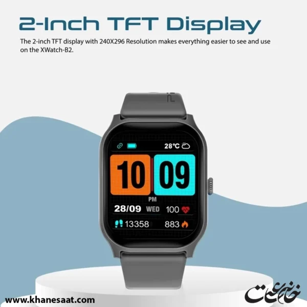 ساعت هوشمند پرومیت مدل XWATCH-B2.GRAPHITE