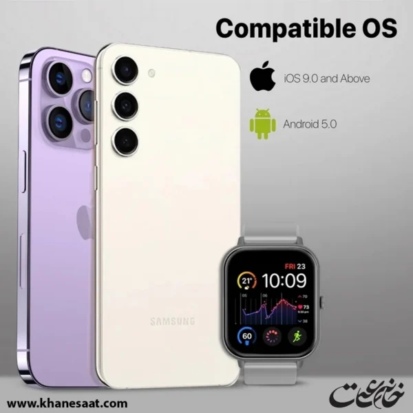 ساعت هوشمند پرومیت مدل XWATCH-C18.GRAPHITE