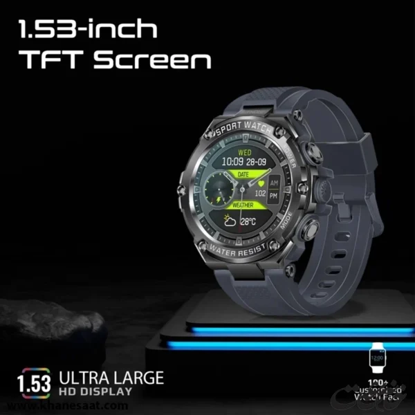 ساعت هوشمند پرومیت مدل XWATCH-R19.GREY