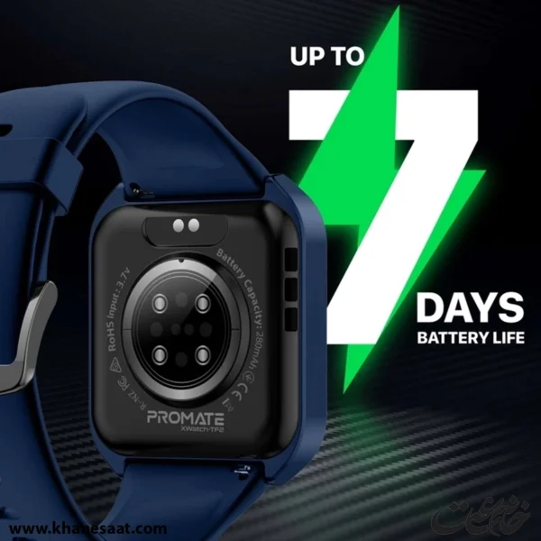 ساعت هوشمند پرومیت مدل XWATCH-TF2.BLUE