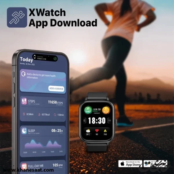 ساعت هوشمند پرومیت مدل XWATCH-C18.BLACK
