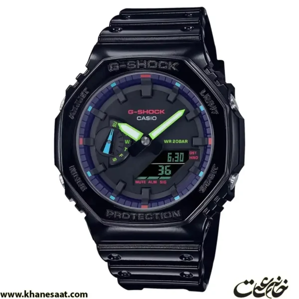 ساعت مچی مردانه کاسیو مدل GA-2100RGB-1ADR